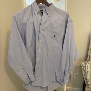 Chambray Ralph Lauren polo men’s dress shirt